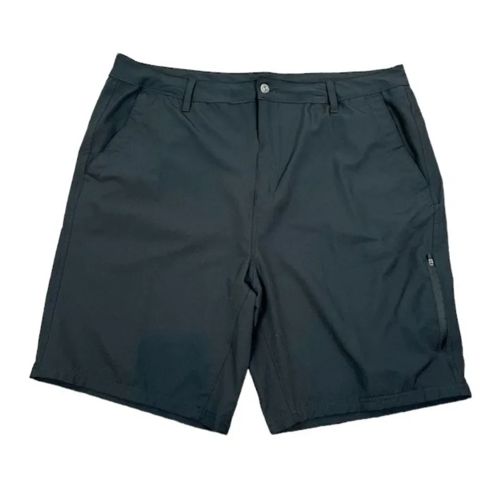 Gerry Men's Performance Pants Black Snap Zipper pockets Interior Drawstring 40‎